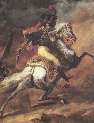 Theodore   Gericault Chasseur of the Imperial Guard,Charging (mk10) china oil painting image